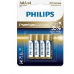 Philips Premium Alkaline AAA 4ks LR03M4B/10 – Zboží Mobilmania