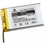 Li-Pol baterie 1200mAh, 3.7V, 543759, SH2 - 3pin – Sleviste.cz