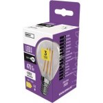 Emos LED žárovka Filament Mini Globe 3,4W E14 neutrální bílá – Zboží Živě