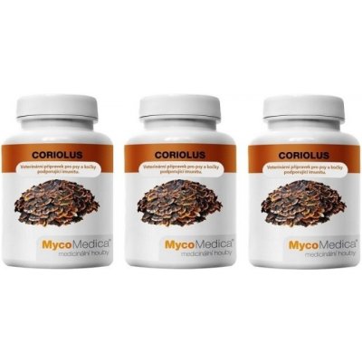 MycoMedica Coriolus Versicolor Outkovka pestrá 3 x 90 kapslí – Sleviste.cz