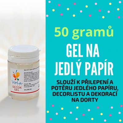 Decor Gel na jedlý papír 50 g – Zbozi.Blesk.cz