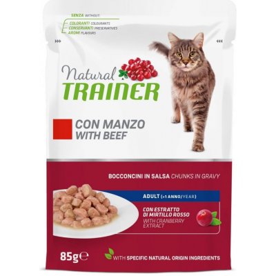 Trainer Natural CAT AD. hovězí 85 g