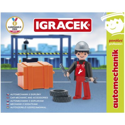EFKO Igráček Automechanik s doplňky 21012 – Zboží Dáma