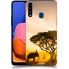 Pouzdro a kryt na mobilní telefon Samsung Pouzdro ACOVER Samsung Galaxy A20s s motivem Elephant