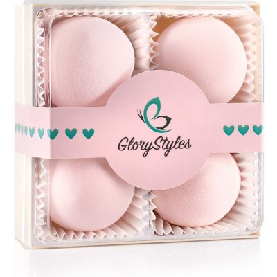 GloryStyles Sada houbiček na make-up Růžová – Zboží Dáma