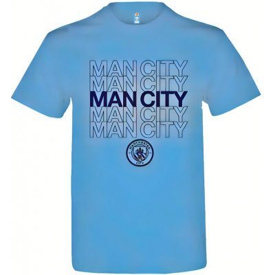 Fan-shop tričko MANCHESTER CITY Logo sky