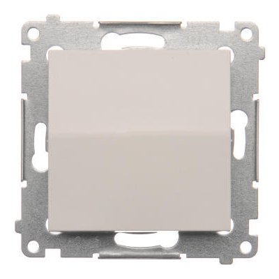 Simon DPR1.01/11 Ovládač rozpínací bez piktogramu řazení 1/0 bez piktogramu přístroj s krytem 10AX 250V bezšroubové bílá – Zboží Mobilmania