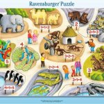 RAVENSBURGER První počty do 5 v ZOO 17 dílků – Hledejceny.cz