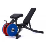 TRINFIT Bench L5 Pro s kopačem a bicepsovou opěrkou – Zboží Dáma