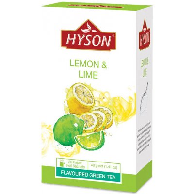 Hyson zelený čaj Citron a Limetka 20 ks
