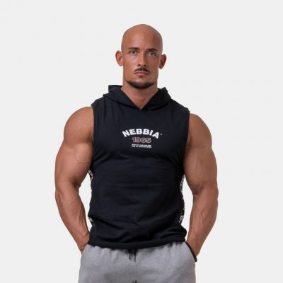 Nebbia Legend-approved tílko s kapucí 191 černé – Zboží Dáma