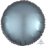 Anagram Balónek kruh satén Steel Blue 43 cm – Hledejceny.cz