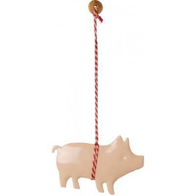 Maileg Vánoční plechová ozdoba Xmas Piggy Rose – Hledejceny.cz