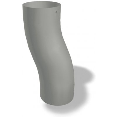 Prefa Soklové koleno hliníkové Ø 80 mm RAL 7030 zinkově šedé – Zboží Mobilmania