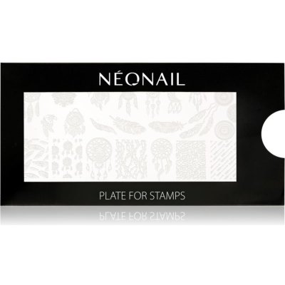 NEONAIL Stamping Plate šablony na nehty typ 04 1 ks