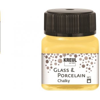 Kreul Křídové barvy na sklo a porcelán 20 ml různé odstíny