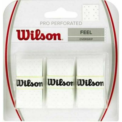 Wilson Pro Overgrip Perforated 3ks bílá