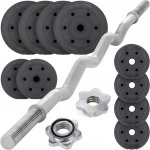 Maxxiva Činkový set 30 kg závaží + 7 kg činková tyč – Zboží Dáma