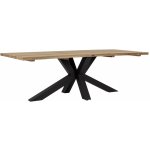 Bizzotto Ramey 240 x 100 cm s černou podnoží Masivní teakový jídelní stůl – Zboží Dáma