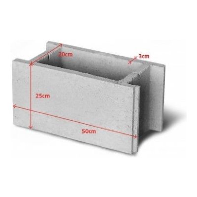 Tvárnice ztraceného bednění DT-20 50/25/20 cm – Sleviste.cz