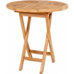 Zahradní stůl OVIEDO HOUSE NORDIC 70x75cm, teak dřevo – Sleviste.cz