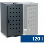 B2B Partner 120 l 114 x 57 x 62,3 cm šedá – Zboží Mobilmania