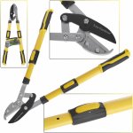 GEKO Nůžky na větve teleskopické kovadlinkové, 650-975mm – Zboží Dáma