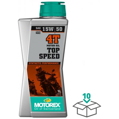 Motorex Top Speed 4T 15W-50 1 l – Hledejceny.cz