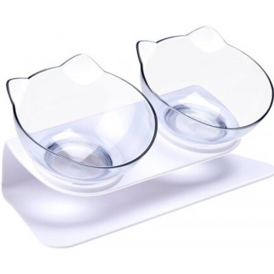 Pet Toys Dvojitá miska se stojanem 2 x 13 cm – Zboží Dáma