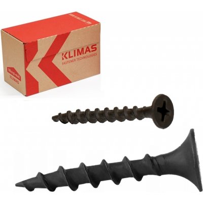 KLIMAS Wkret-met KSGD PH-2 fosfátový vrut typu sádrokarton - dřevo Ø3.5 x 45 mm - 500 ks – Sleviste.cz