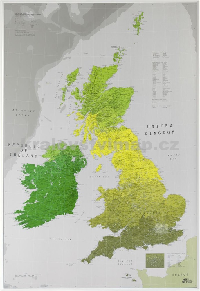 Velk Brit nie A Irsko N st nn Mapa Pap rov Mapa Od 990 K velk-brit-nie-a-irsko-n-st-nn-mapa-pap-rov-mapa-od-990-k