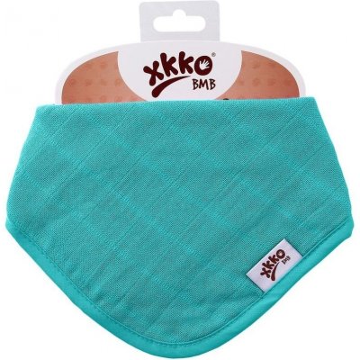 Kikko Xkko BMB Bambusový slintáček/šátek Turquoise – Zboží Mobilmania