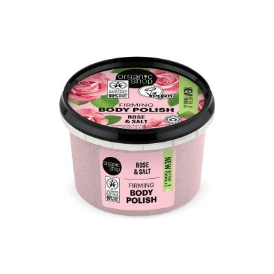 Organic Shop tělový peeling Růže 250 ml – Zboží Dáma