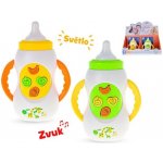 Teddies Sada pro panenky plast lahvička dudlík na kartě 15x21x5cm – Zboží Dáma