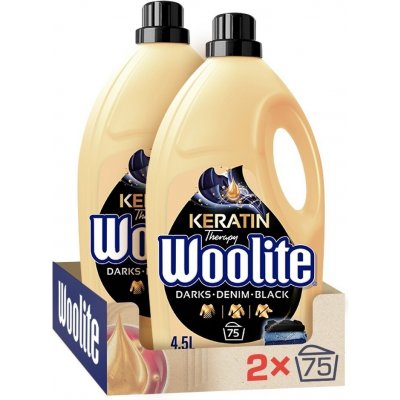 Woolite Dark With Keratin gel 2 × 4,5l 150 PD – Hledejceny.cz