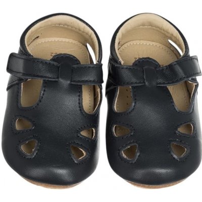 Laitetmiel kožené capáčky s gumovou podrážkou sandálky modré – Sleviste.cz