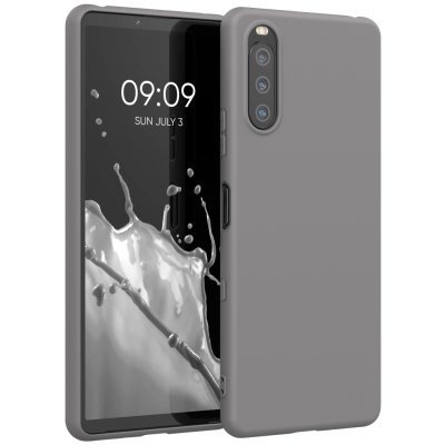 kwmobile kryt na mobil Sony Xperia 10 III šedobéžová – Zboží Živě