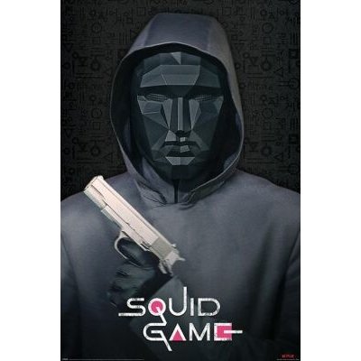 Plakát 61x91,5cm – Squid Game - Mask Man – Zboží Dáma