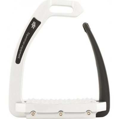 Bezpečnostní třmeny BR Lavello silver/black 12cm – Zboží Dáma