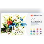 Nevskaya Palitra Akvarelové barvy Sonnet 12 barev 35411880 - Botanica – Zboží Dáma