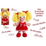 Teddies Bábika Lucka handrová plyš 30 cm slovenský spievajúci – Hledejceny.cz