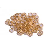 Spojovací kroužky 8mm - 100ks Barva: zlatá – Hledejceny.cz