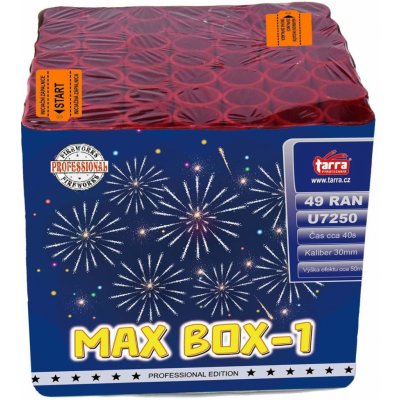 Ohňostroj Baterie výmetnic MAX BOX 1 49 ran 4 1 TARRA U7250 – Hledejceny.cz