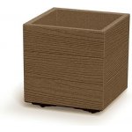 Prosperplast Květináč MADERA SQUARE eco wood 28,8 cm naturo – Zboží Mobilmania