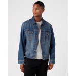 Wrangler pánská džínová bunda W4481514V modrá – Sleviste.cz