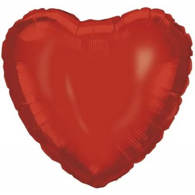Srdce 46cm červené fóliový balónek – Zbozi.Blesk.cz