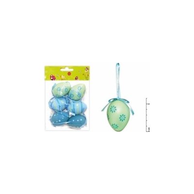 Vajíčka plast 6cm/6ks mix S150041/B – Hledejceny.cz