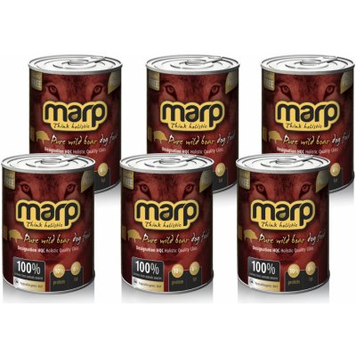Marp Pure Wild Boar Can Food 6 x 400 g