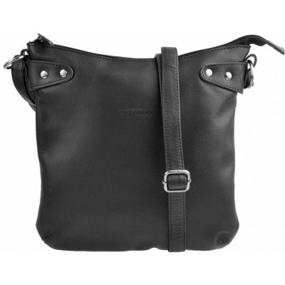 Estelle kožená kabelka s dlouhým popruhem ET-2011 černá – Zboží Mobilmania