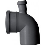 Plast Brno HT koleno s odb. HTBOA 110/87 - DN 50 osová příp. přípojkou CKOA850 – Sleviste.cz